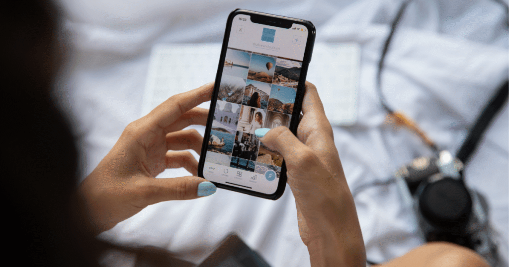 A person learning how to leverage your smartphone for education and career success.